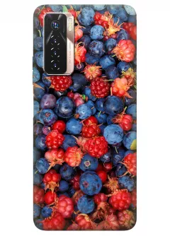 Чехол для Tecno Camon 17 Pro с аппетитным фото спелых ягод