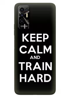 Teкно Пова 2 спортивный защитный чехол - Keep Calm and Train Hard