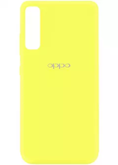 Уценка Чехол Silicone Cover My Color Full Protective (A) для Oppo Reno 3 Pro, Эстетический дефект / Желтый / Flash