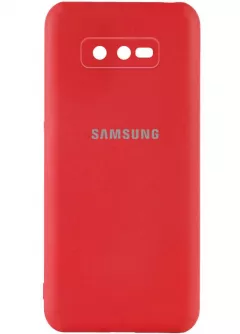 Чехол Silicone Cover My Color Full Camera (A) для Samsung Galaxy S10e, Красный / Red