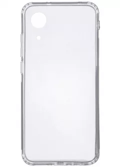 TPU чехол GETMAN Clear 1,0 mm для Samsung Galaxy A03 Core, Бесцветный (прозрачный)