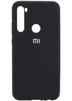 Чехол Silicone Cover Full Protective (AA) для Xiaomi Redmi Note 8, Черный / Black