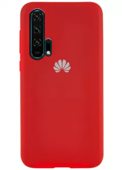 Чехол Silicone Cover Full Protective (AA) для Huawei Honor 20 Pro, Красный / Red