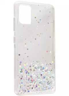 TPU чехол Star Glitter для Xiaomi Redmi Note 10 5G / Poco M3 Pro, Прозрачный