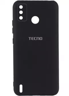 Чехол Silicone Cover My Color Full Camera (A) для TECNO Spark 6 Go, Черный / Black