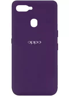 Чехол Silicone Cover My Color Full Protective (A) для Oppo A5s / Oppo A12, Фиолетовый / Purple