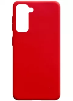 Силиконовый чехол Candy для Samsung Galaxy S21, Красный