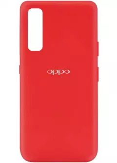 Чехол Silicone Cover My Color Full Protective (A) для Oppo Reno 3 Pro, Красный / Red