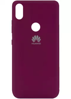Чехол Silicone Cover My Color Full Protective (A) для Huawei P Smart+ (nova 3i), Бордовый / Marsala