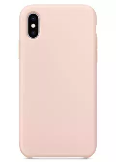 Чехол Silicone Case without Logo (AA) для Apple iPhone XS Max (6.5"), Розовый / Pink Sand