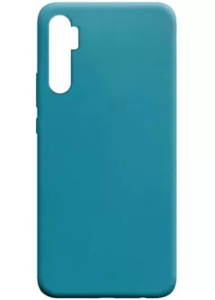 Силиконовый чехол Candy для Xiaomi Mi Note 10 Lite, Синий / Powder Blue