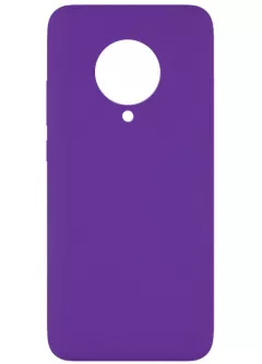 Чехол Silicone Cover Full without Logo (A) для Xiaomi Redmi K30 Pro / Poco F2 Pro, Фиолетовый / Purple