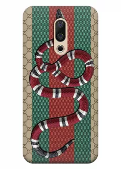 Чехол для Meizu 16X - Стильная змея