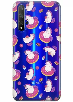 Чехол для Huawei Honor 20 - Смешные единороги