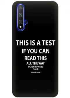 Чехол для Huawei Nova 5T - Тест