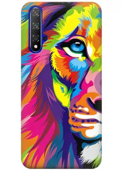 Чехол для Huawei Honor 20 - Красочный лев