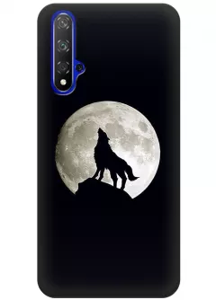 Чехол для Huawei Honor 20 - Воющий волк