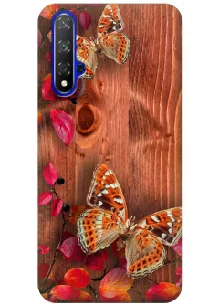 Чехол для Huawei Honor 20 - Бабочки на дереве