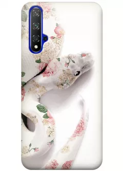 Чехол для Huawei Honor 20 - Цветочная змея