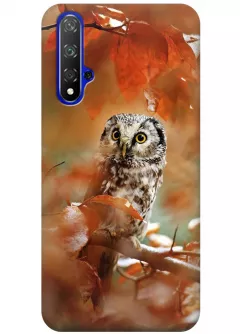 Чехол для Huawei Nova 5T - Осенняя сова