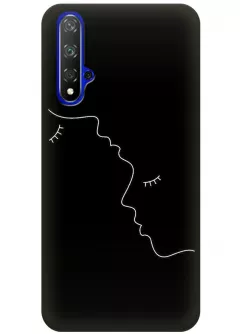 Чехол для Huawei Nova 5T - Романтичный силуэт