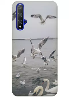 Чехол для Huawei Honor 20 - Морские птицы