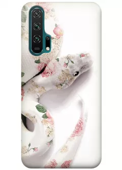 Чехол для Huawei Honor 20 Pro - Цветочная змея