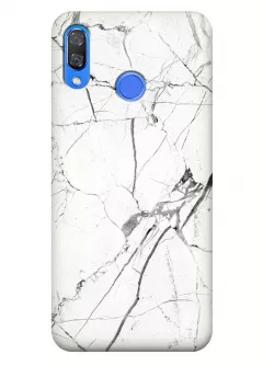 Чехол для Huawei P Smart Plus - White marble