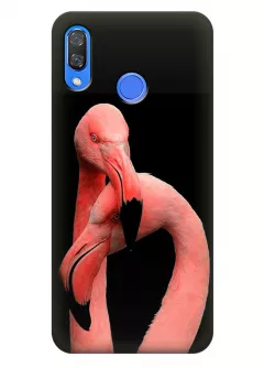 Чехол для Huawei P Smart Plus - Пара фламинго