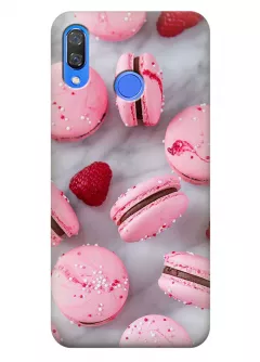 Чехол для Huawei P Smart Plus - Мраморные пироженки