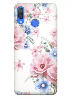 Чехол для Huawei P Smart Plus - Нежные цветы