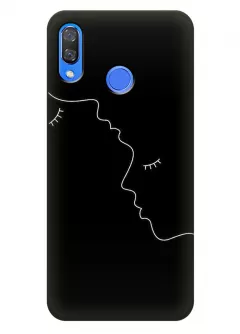 Чехол для Huawei P Smart Plus - Романтичный силуэт