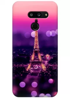 Чехол для LG G8 ThinQ - Романтичный Париж