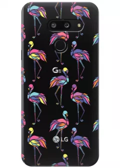 Чехол для LG G8 ThinQ - Экзотические птицы