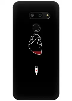 Чехол для LG G8 ThinQ - Уставшее сердце