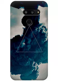 Чехол для LG G8 ThinQ - Треугольник в дыму