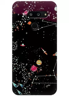 Чехол для LG G8 ThinQ - Космическое созвездие