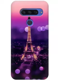 Чехол для LG G8s ThinQ - Романтичный Париж