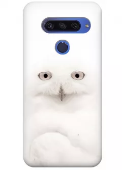 Чехол для LG G8s ThinQ - Белая сова