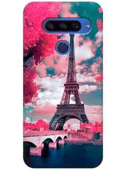 Чехол для LG G8s ThinQ - Весенний Париж