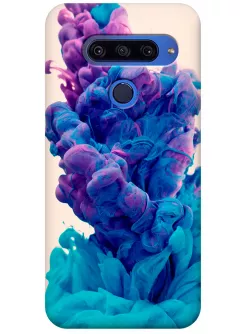 Чехол для LG G8s ThinQ - Фиолетовый дым