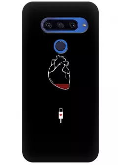 Чехол для LG G8s ThinQ - Уставшее сердце