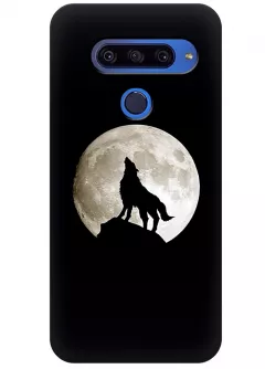 Чехол для LG G8s ThinQ - Воющий волк