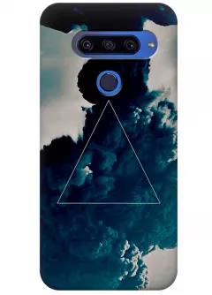 Чехол для LG G8s ThinQ - Треугольник в дыму