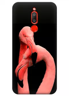 Чехол для Meizu M6t - Пара фламинго
