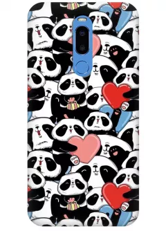 Чехол для Meizu Note 8 - Милые панды