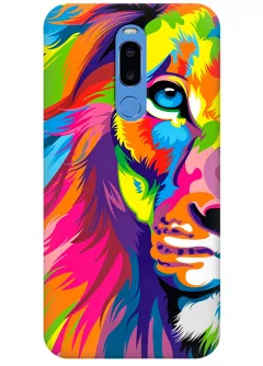 Чехол для Meizu Note 8 - Красочный лев