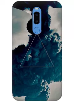 Чехол для Meizu Note 8 - Треугольник в дыму