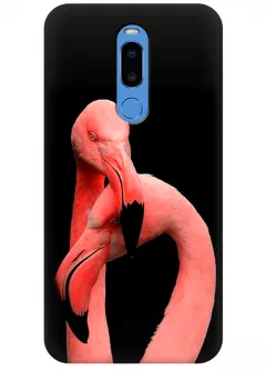 Чехол для Meizu M8 Note - Пара фламинго