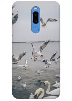 Чехол для Meizu M8 Note - Морские птицы